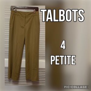 Talbots Women's Tan Pants - Petite